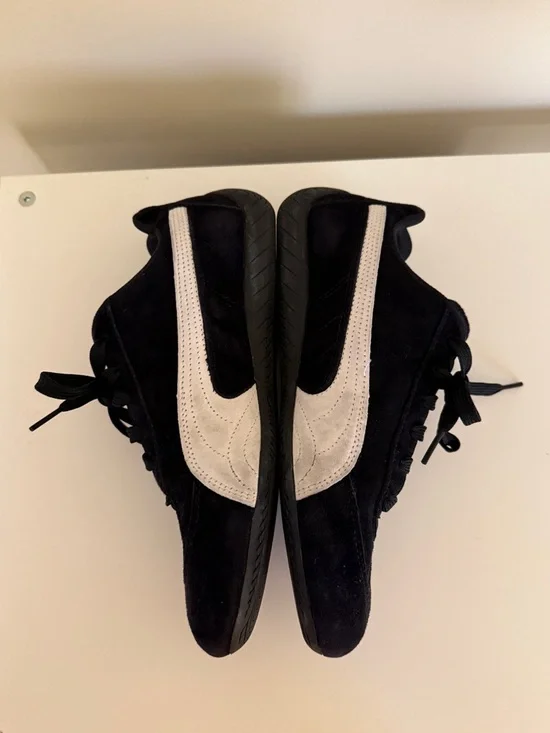 PUMA X Sparco Speedcat Black & White Suede Sneakers Mens 7 - Picture 3 of 8